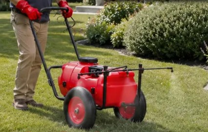 Silvan Redline 55Ltr 12v Rechargeable Trolley Sprayer w/ Boom